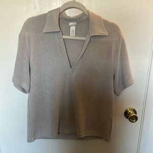 Woven collared shirt